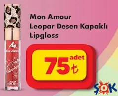 MON AMOUR LEOPAR DESEN KAPAKLI LİPGLOSS fiyat ve kampanya bilgisi